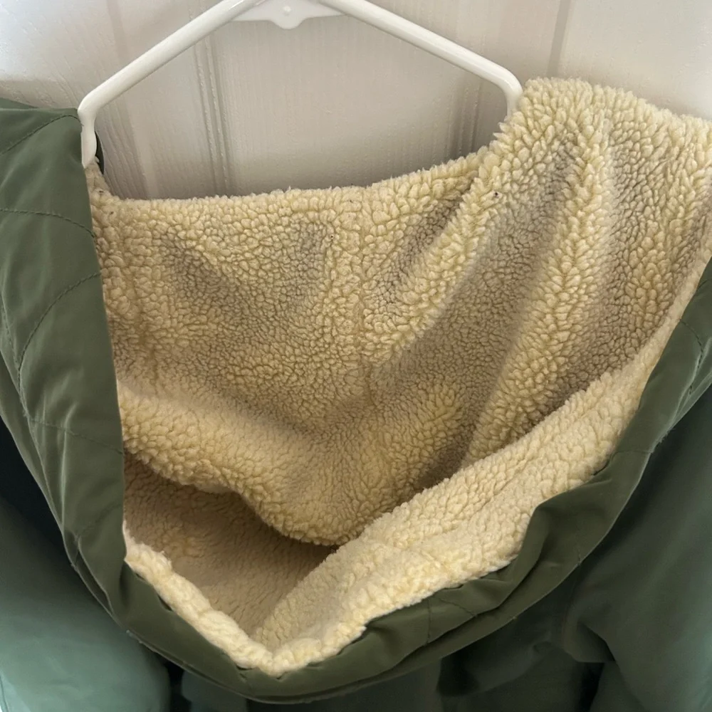 Scotch & Soda Olive Hooded Raincoat - Picture 5 of 8